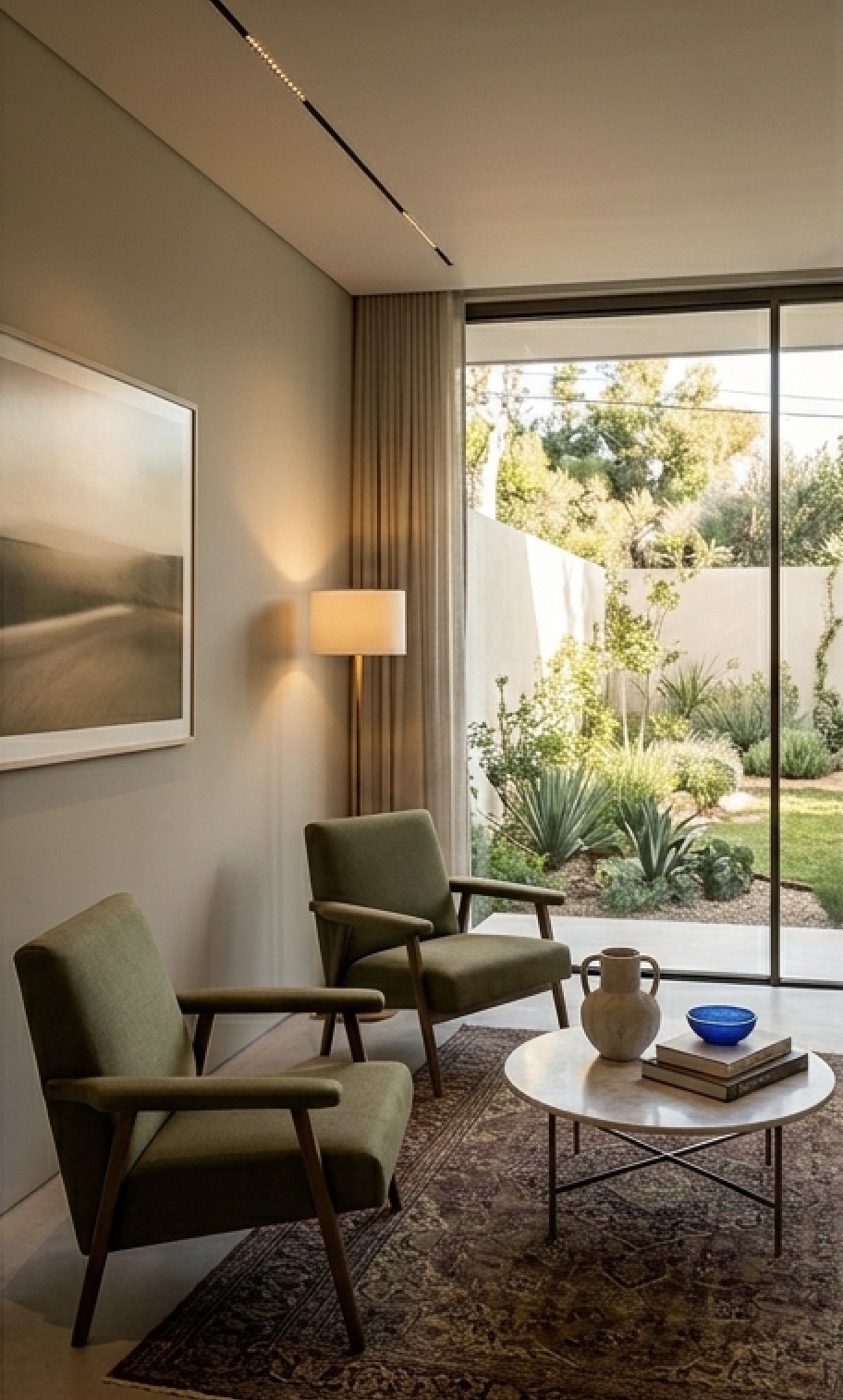 Vista — sala de Café Roble